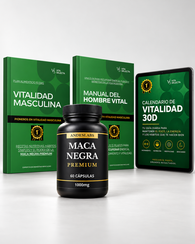 Maca Negra Premium – Energía y Vitalidad Natural · Extracto Puro